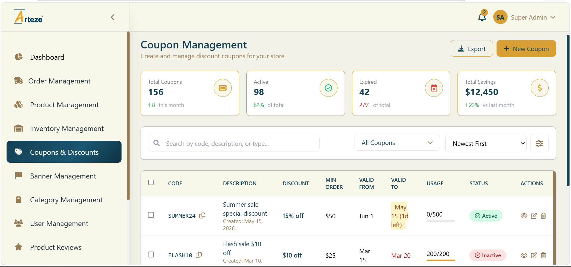 Dashboard